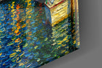 Venice Grand Canal Van Gogh Style Glass Wall Art