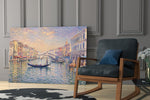 Venice Grand Canal Monet Style Glass Wall Art