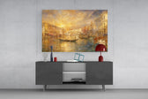 Venice Grand Canal Turner Style Glass Wall Art