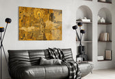 Statue of Liberty Klimt Style Glass Wall Art