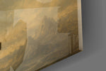 Statue of Liberty Da Vinci Style Glass Wall Art
