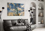 Statue of Liberty Cubist Style Glass Wall Art