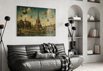 Eiffel Tower Bosch Style Glass Wall Art