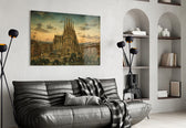 Sagrada Familia Bosch Style Glass Wall Art