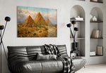 Pyramids of Giza Bosch Style Glass Wall Art