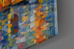 Big Ben Westminster Kandinsky Style Glass Wall Art
