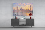 Big Ben Westminster Monet Style Glass Wall Art