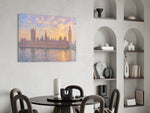 Big Ben Westminster Monet Style Glass Wall Art
