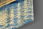 Big Ben Westminster Hokusai Style Glass Wall Art