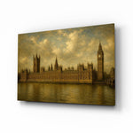 Big Ben Westminster Da Vinci Style Glass Wall Art