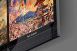 Mount Fuji Nine Painting Styles Collage Glass Wall Art
