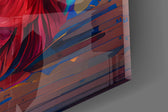 Two Dancers in Colour Storm Glass Wall Art