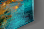 Roman Aqueduct at Dusk Impressionist Glass Wall Art