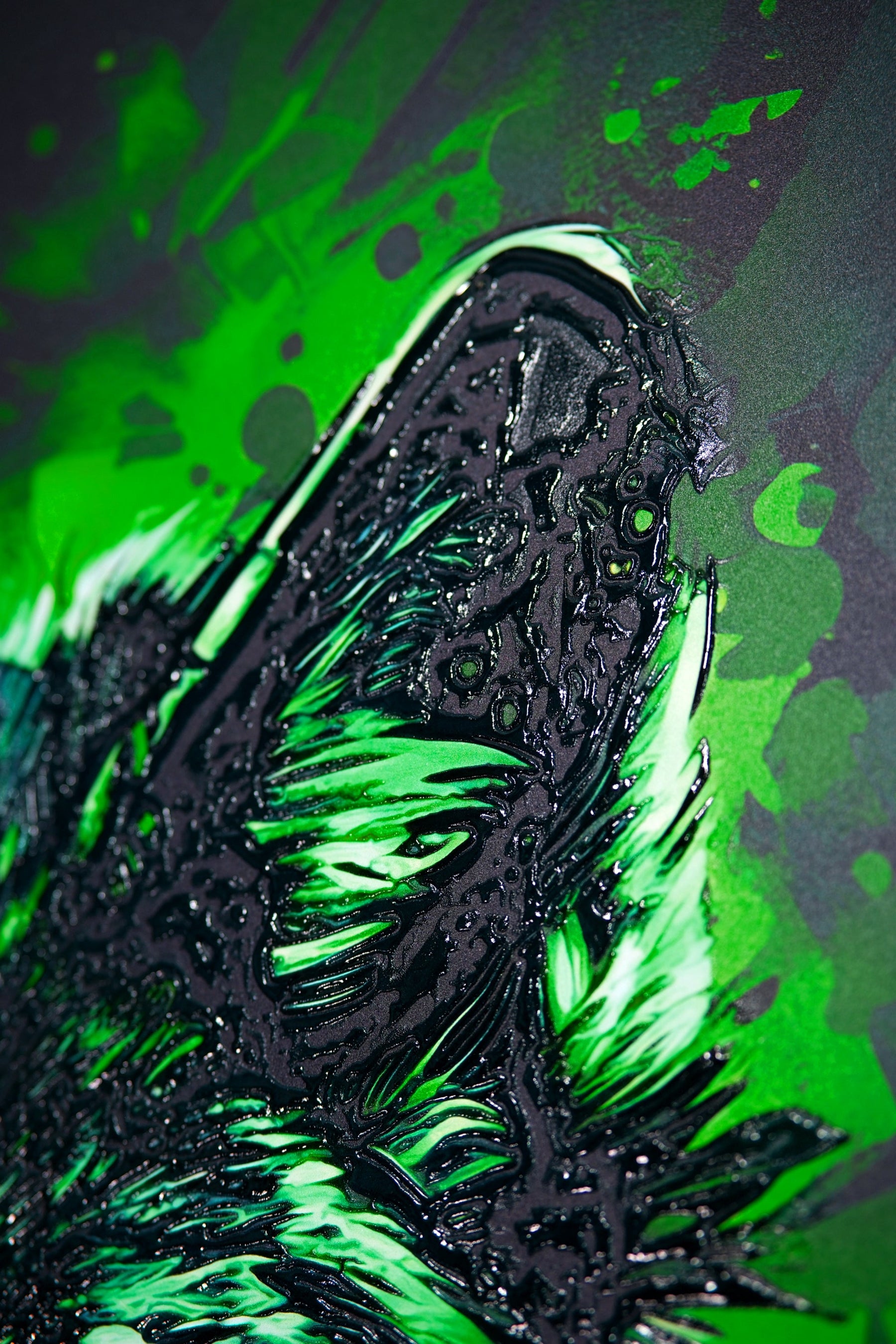 Orman Muhafızı – 3D Kabartmalı Parlak Lak Alüminyum Tablo