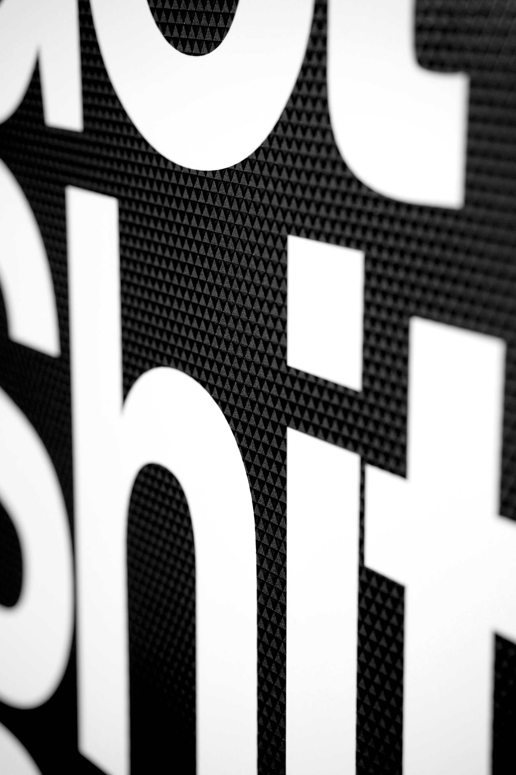 3D Prizma-Lake Ritmi — Saf Parlak Kabartma Baskı