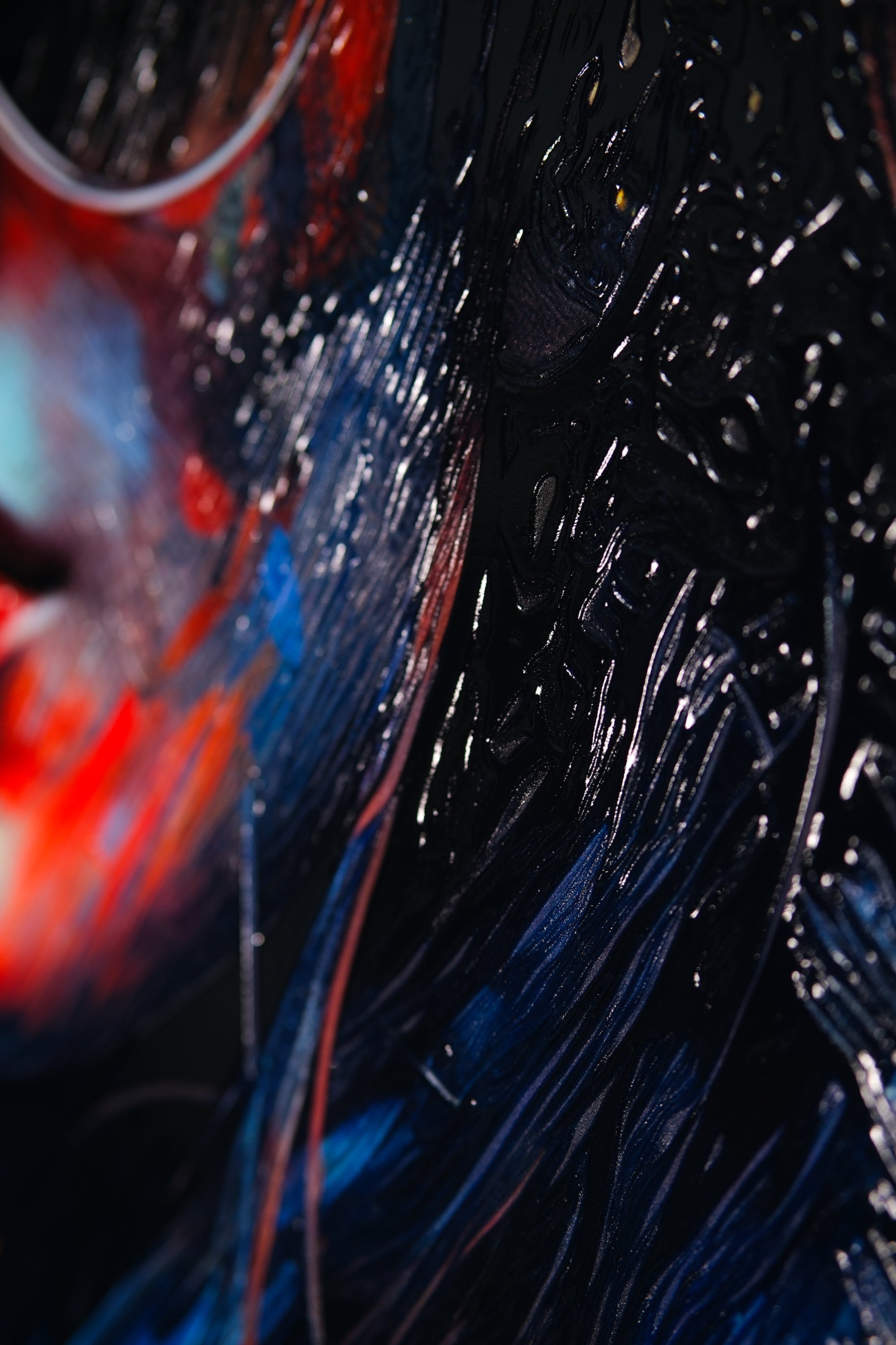 Pırıltı Ekolü Alüminyum Tablo | 3D Kabartma & Parlak Lak