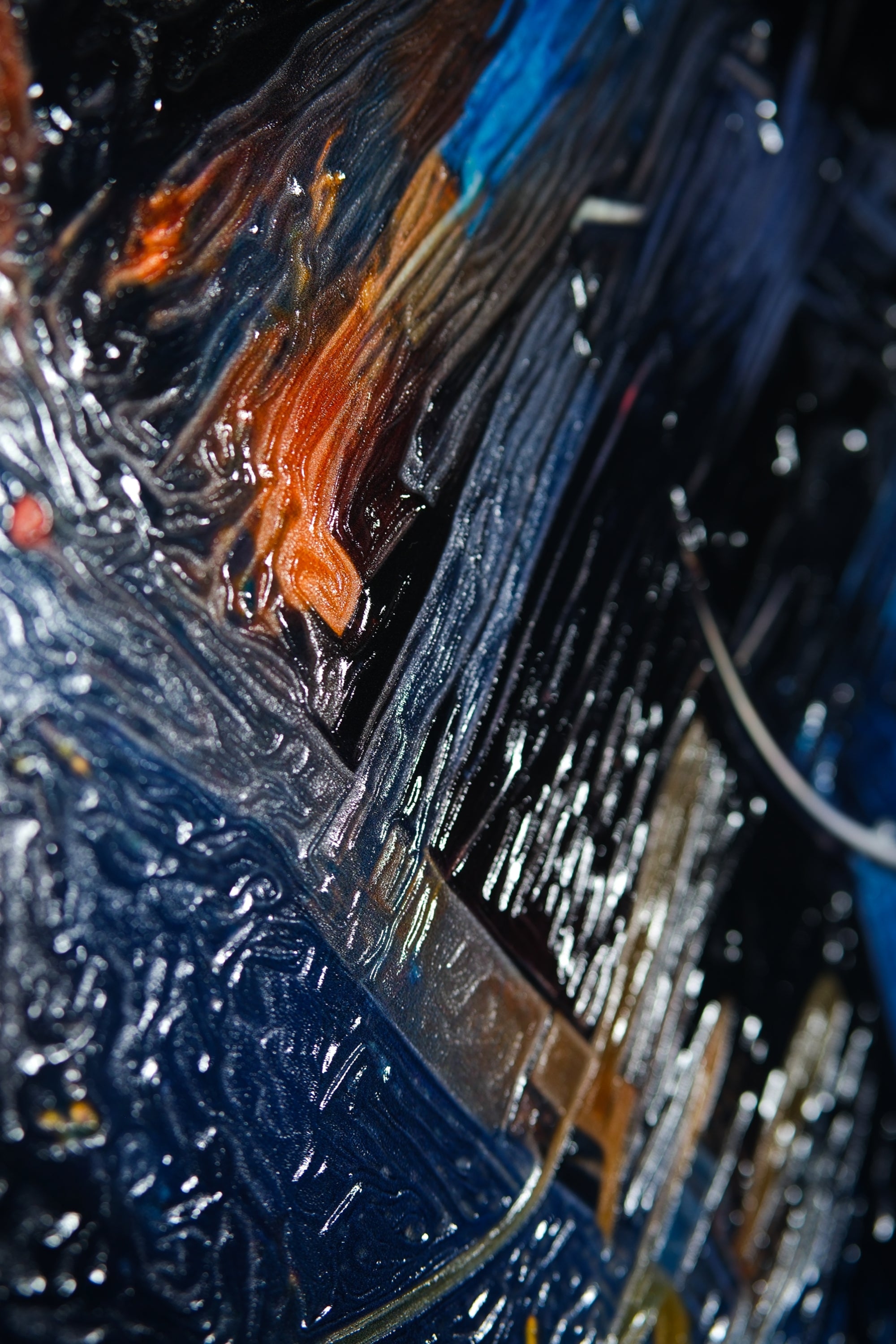 Pırıltı Ekolü Alüminyum Tablo | 3D Kabartma & Parlak Lak