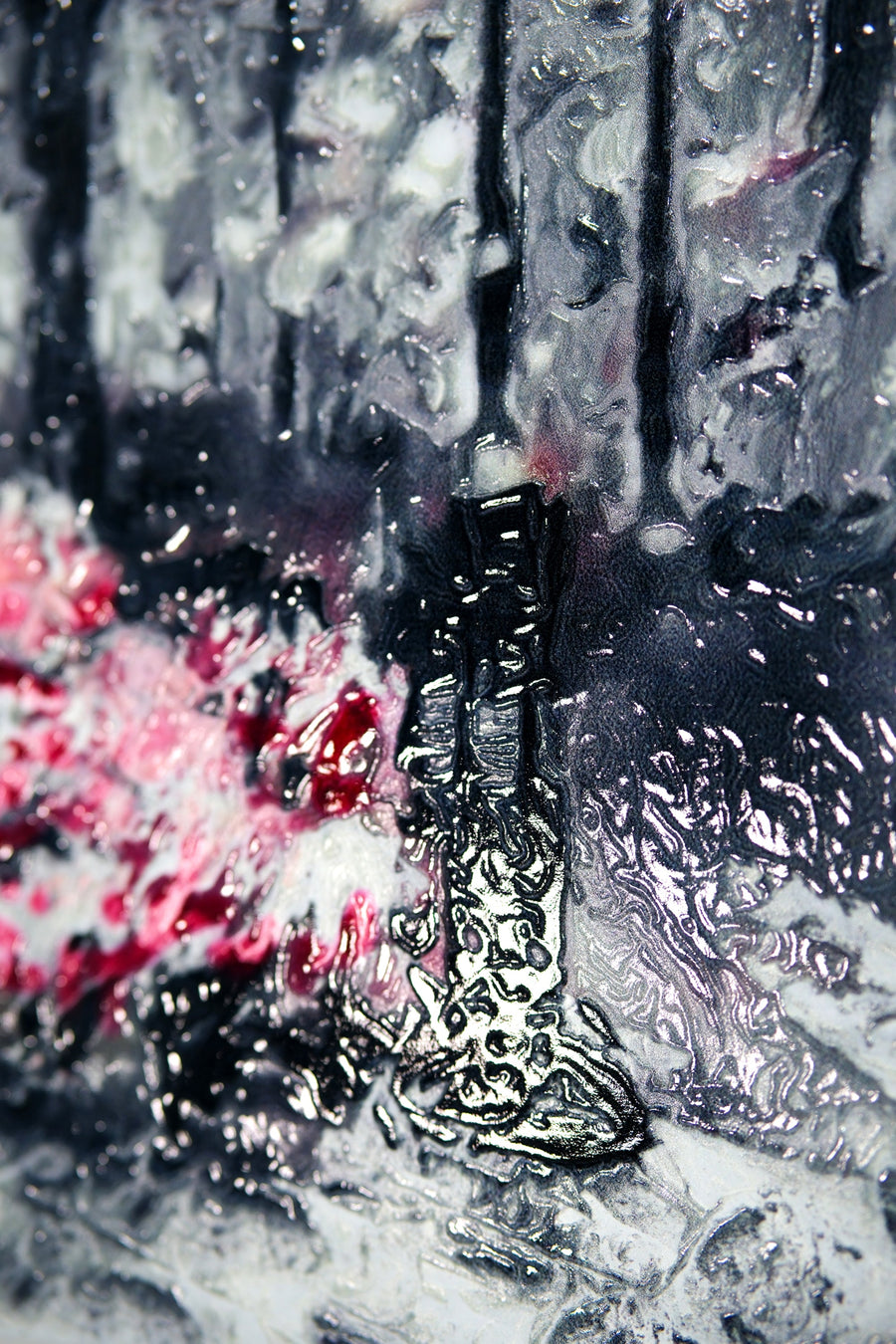 Paris in Bloom – 3D Kabartmalı, Yüksek Parlak Laklı Alüminyum Tablo