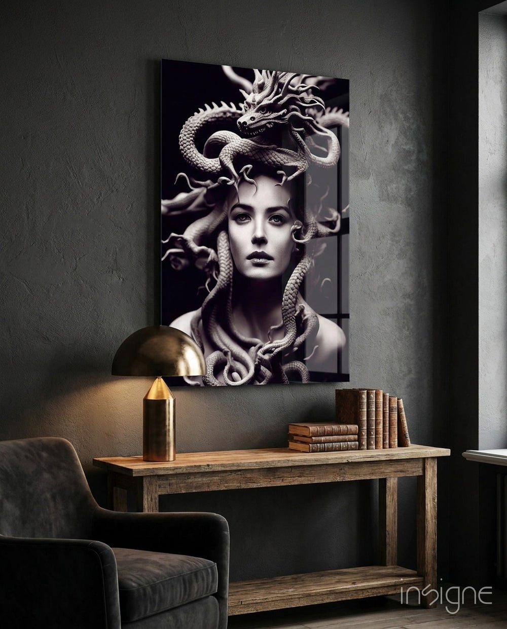 Medusa Cam Tablo || Tasarımcı Koleksiyonu
