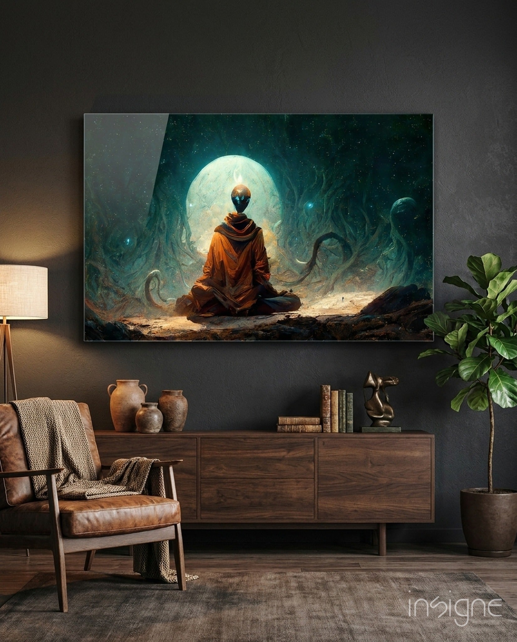 Meditasyon Cam Tablo || Tasarımcı Koleksiyonu