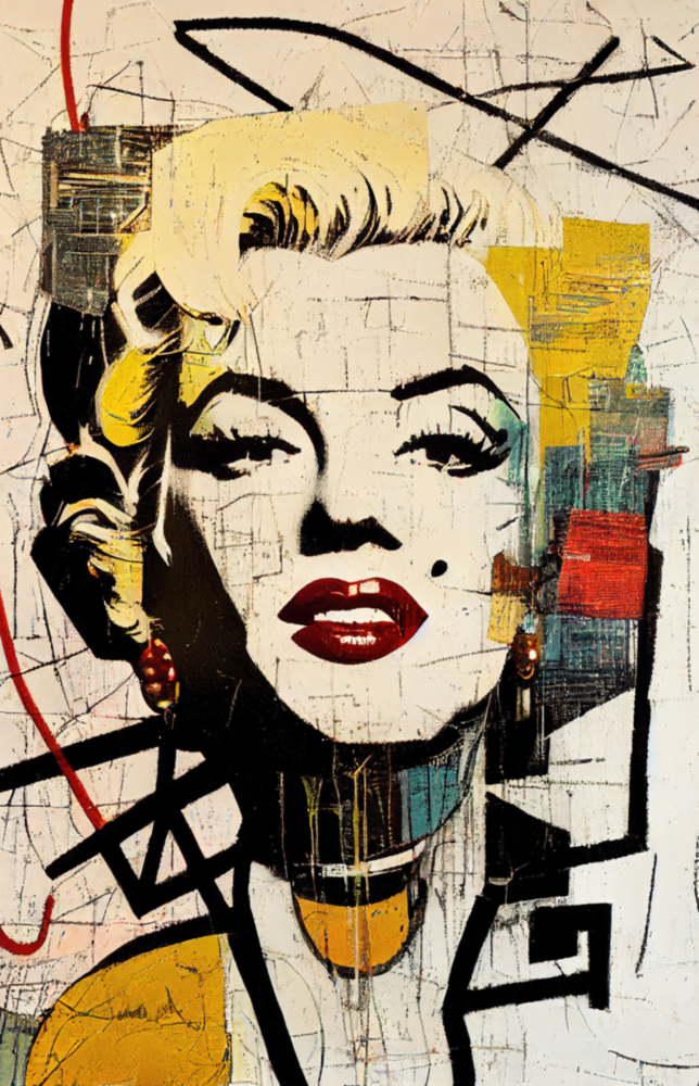 Marilyn Monroe Cam Tablo || Tasarımcı Koleksiyonu
