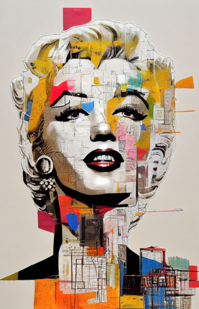 Marilyn Monroe Cam Tablo || Tasarımcı Koleksiyonu