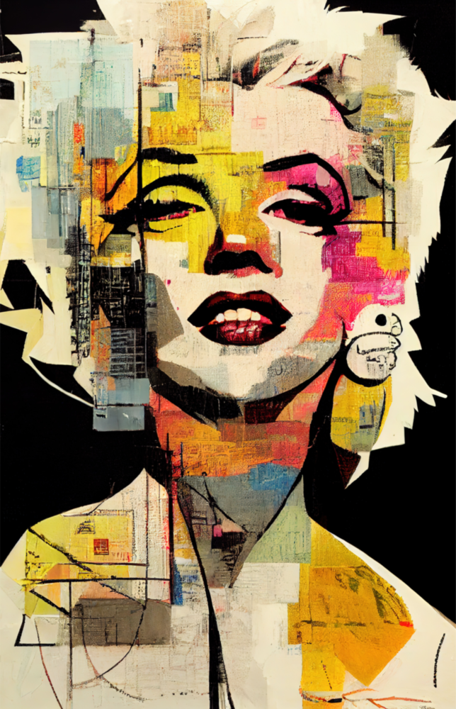 Marilyn Monroe Cam Tablo || Tasarımcı Koleksiyonu