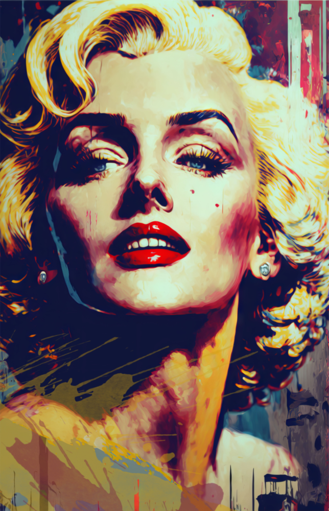 Marilyn Monroe Cam Tablo || Tasarımcı Koleksiyonu