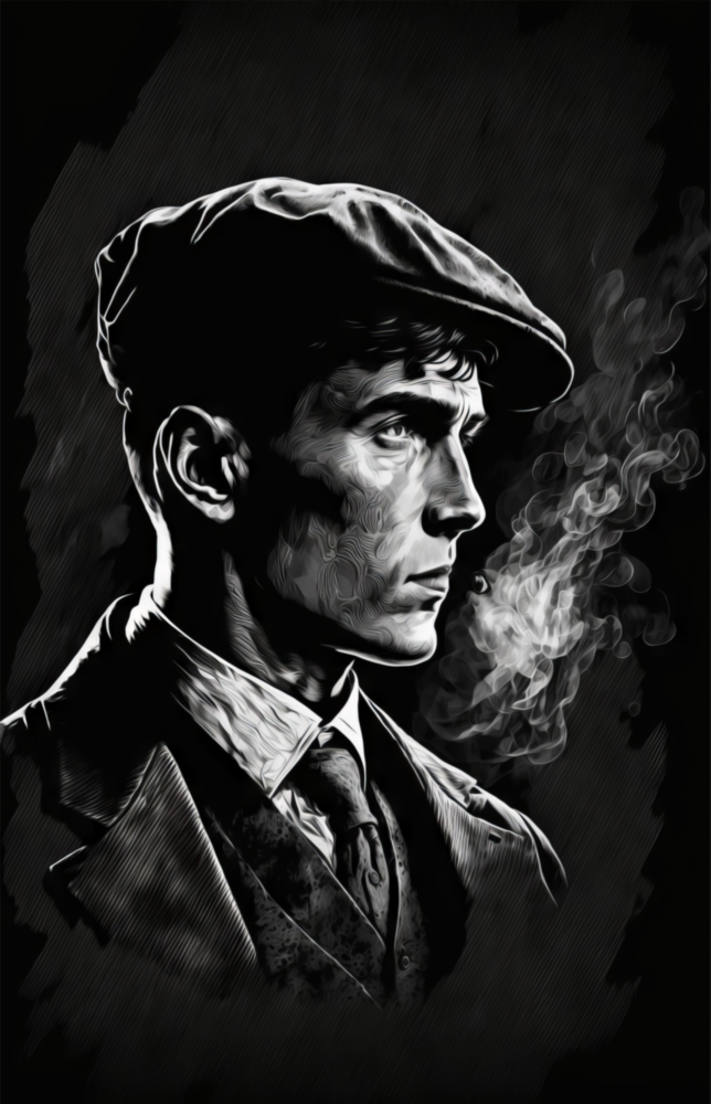 Thomas Shelby - Peaky Blinders Cam Tablo || Tasarımcı Koleksiyonu