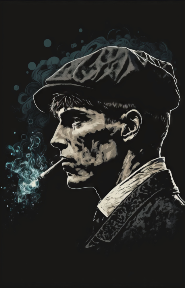 Thomas Shelby - Peaky Blinders Cam Tablo || Tasarımcı Koleksiyonu