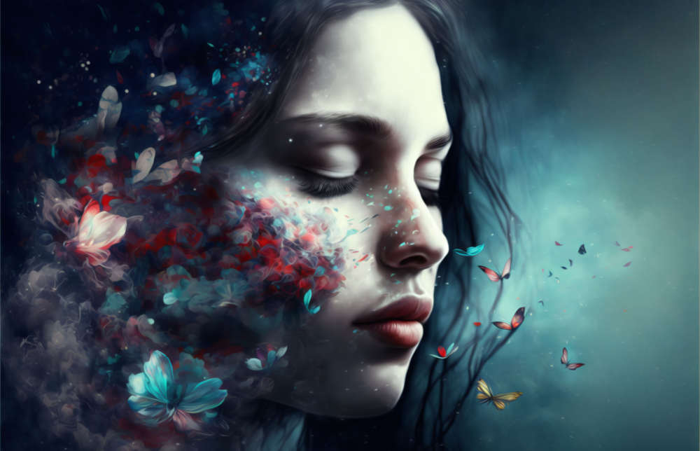 Kelebek Rüyaları Cam Tablo || Tasarımcı Koleksiyonu