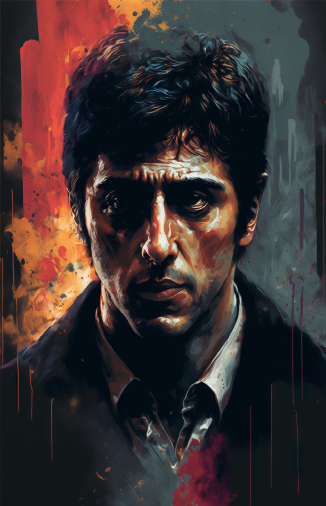 Al Pacino Cam Tablo || Tasarımcı Koleksiyonu