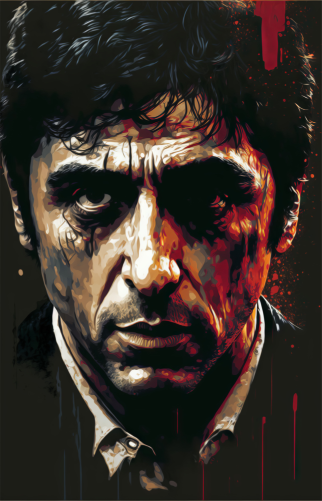 Al Pacino Cam Tablo || Tasarımcı Koleksiyonu