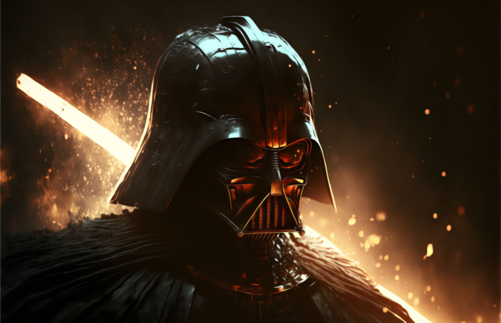 Darth Vader Cam Tablo || Tasarımcı Koleksiyonu