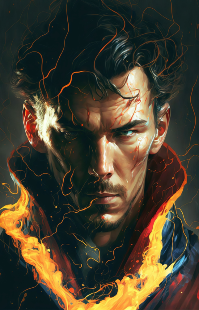 Dr. Strange Cam Tablo || Tasarımcı Koleksiyonu
