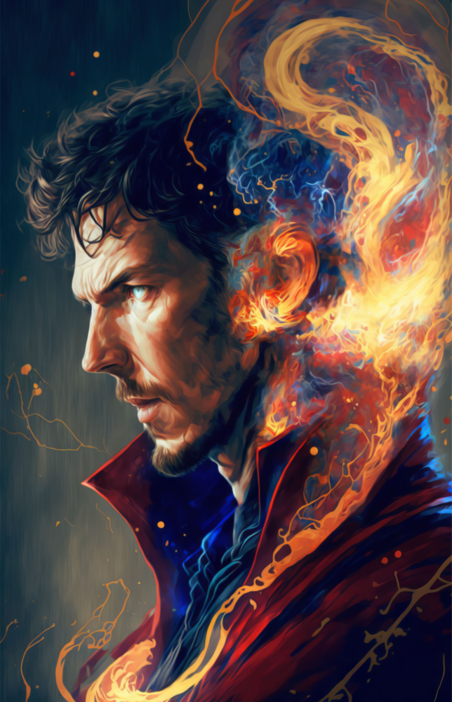 Dr. Strange Cam Tablo || Tasarımcı Koleksiyonu