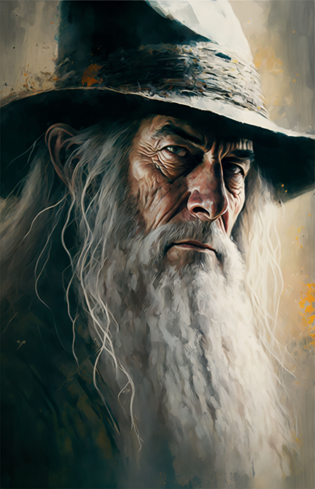 Gandalf Cam Tablo || Tasarımcı Koleksiyonu
