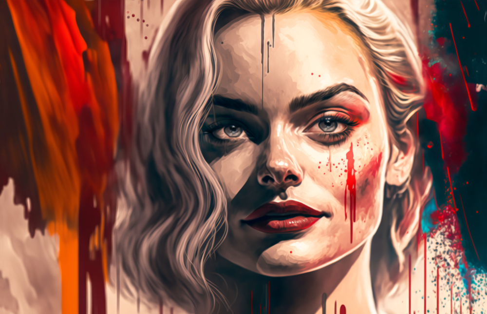 Harley Quinn Cam Tablo || Tasarımcı Koleksiyonu