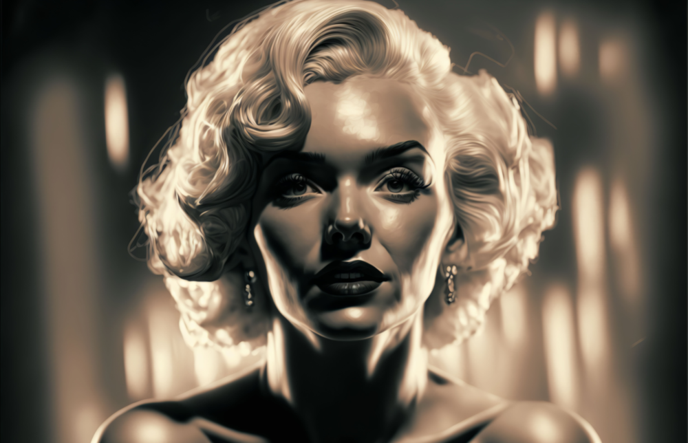 Marilyn Monroe Cam Tablo || Tasarımcı Koleksiyonu