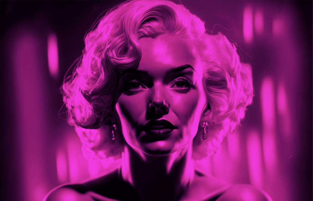 Marilyn Monroe Cam Tablo || Tasarımcı Koleksiyonu