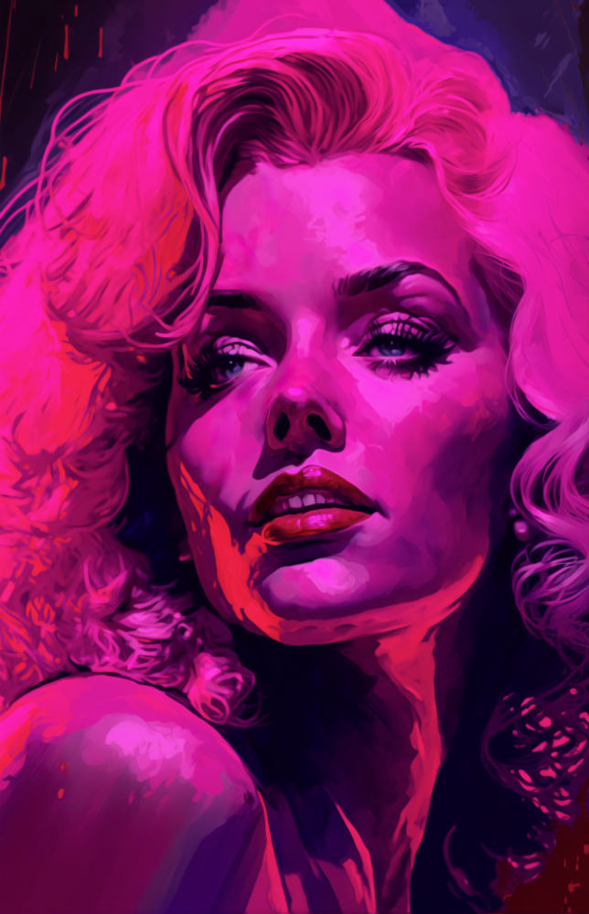 Marilyn Monroe Cam Tablo || Tasarımcı Koleksiyonu