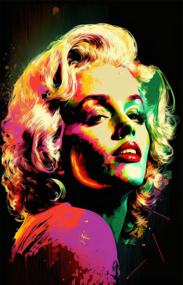 Marilyn Monroe Cam Tablo || Tasarımcı Koleksiyonu