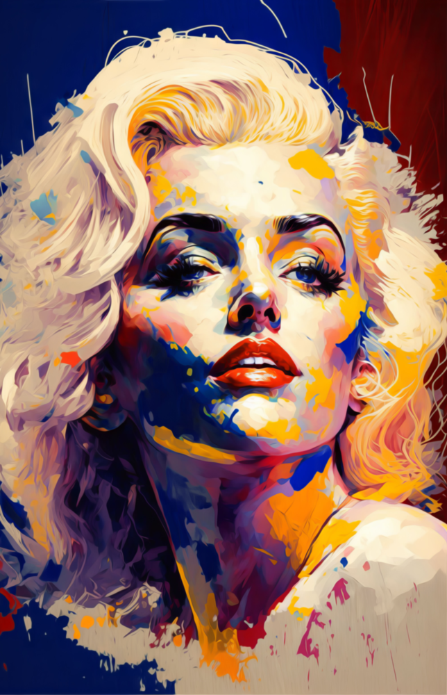 Marilyn Monroe Cam Tablo || Tasarımcı Koleksiyonu