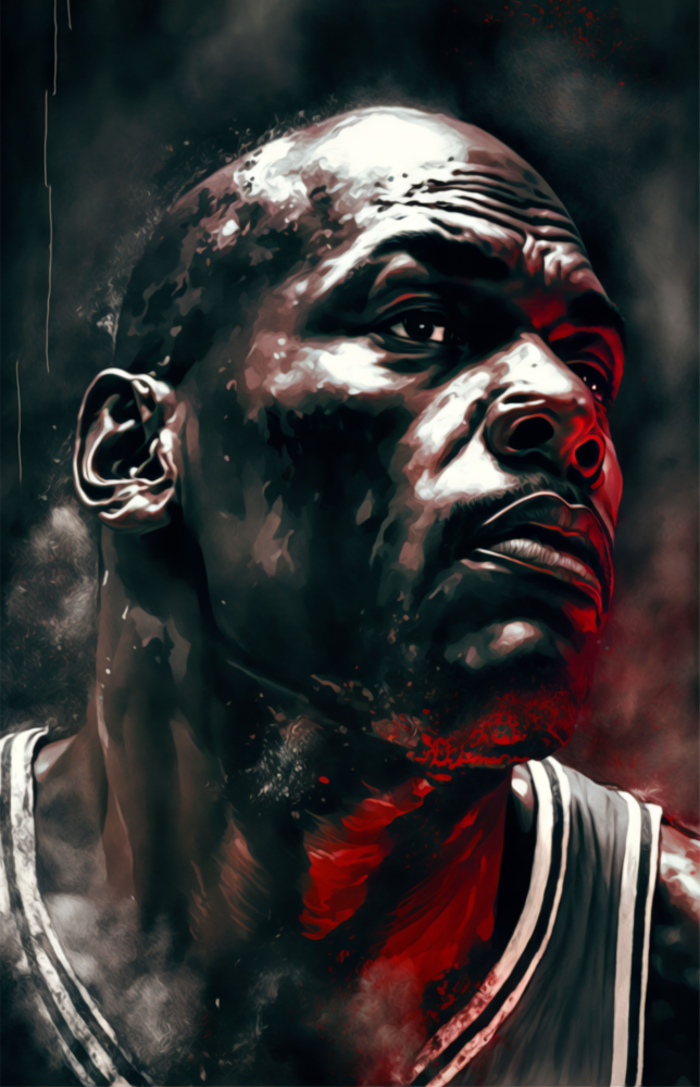 Michael Jordan Cam Tablo || Tasarımcı Koleksiyonu