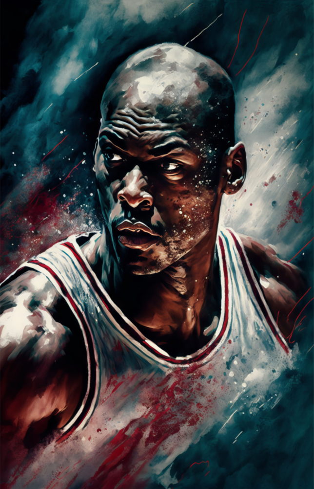 Michael Jordan Cam Tablo || Tasarımcı Koleksiyonu