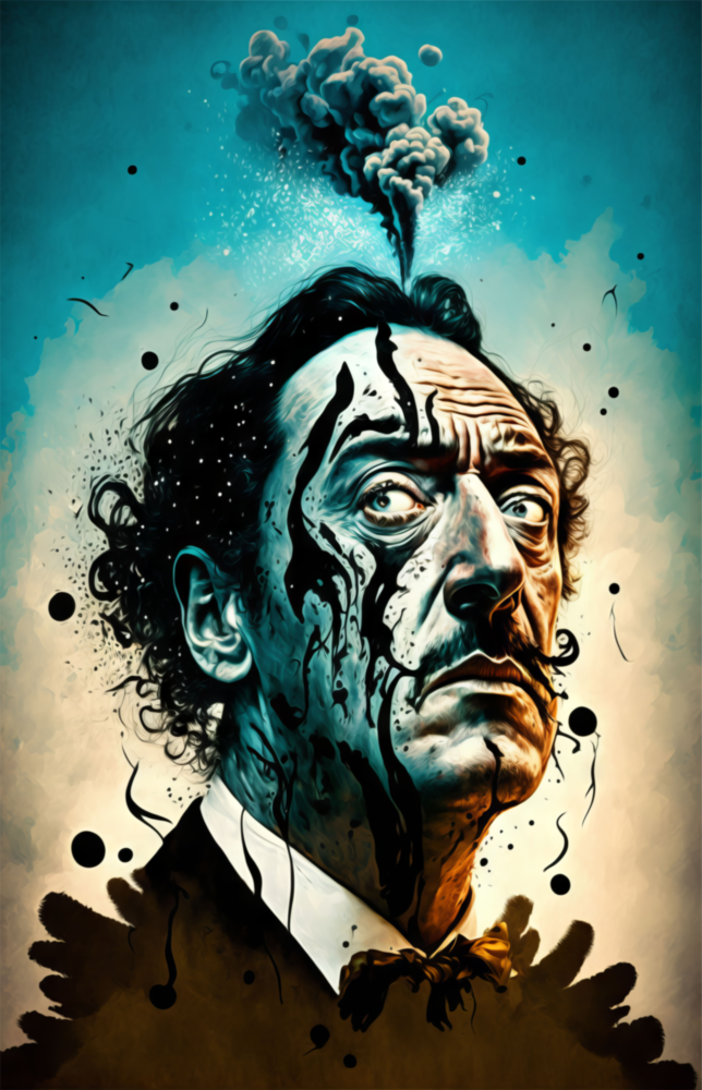 Salvador Dali Cam Tablo || Tasarımcı Koleksiyonu