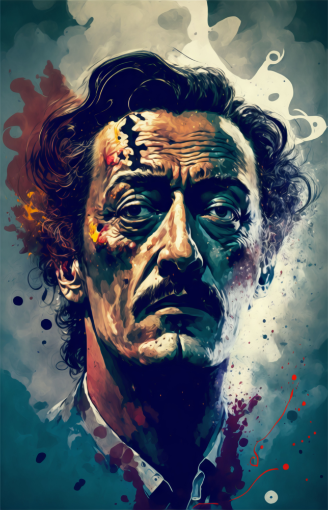 Salvador Dali Cam Tablo || Tasarımcı Koleksiyonu