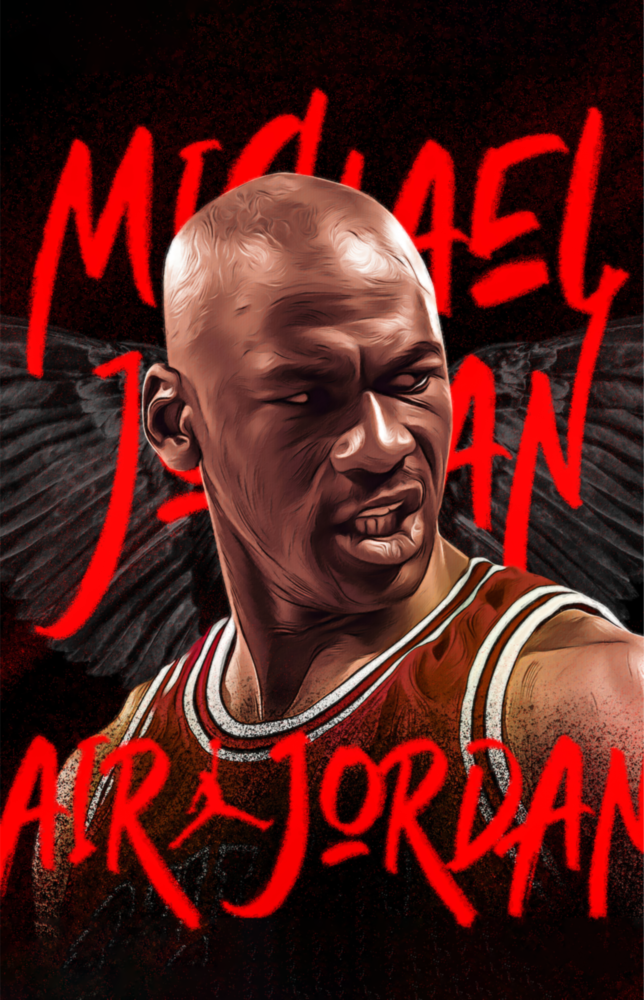 Michael Jordan, Air Jordan Cam Tablo || Tasarımcı Koleksiyonu