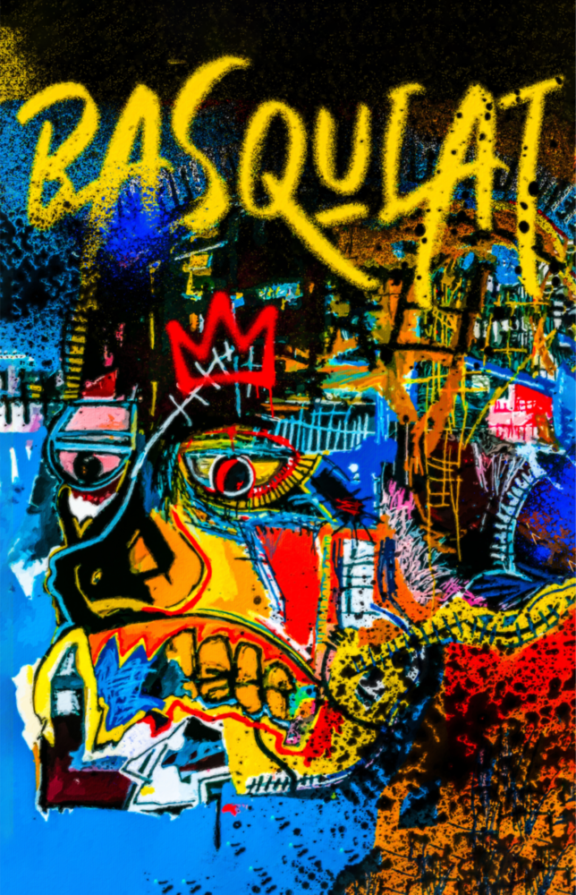 Jean-Michel Basquiat'nın tarzı Cam Tablo || Tasarımcı Koleksiyonu