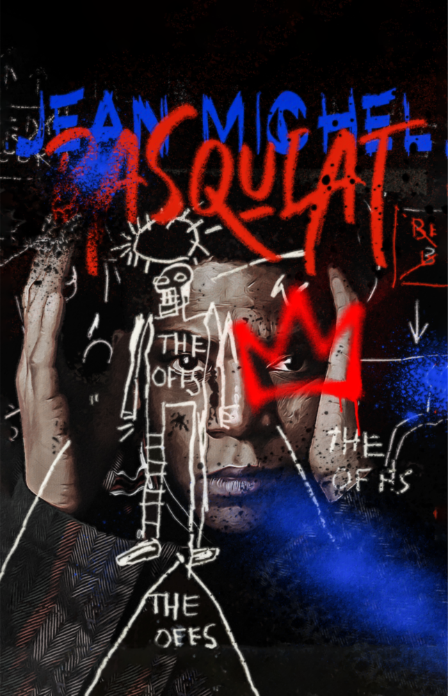Jean-Michel Basquiat'nın tarzı Cam Tablo || Tasarımcı Koleksiyonu
